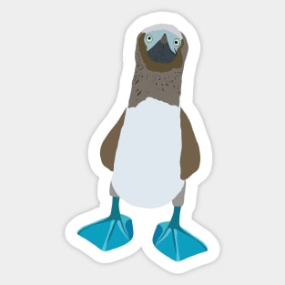 Blue Boobie Sticker